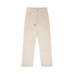 Брюки Lemaire Curved 5 Pocket &apos;Clay White&apos;, белый
