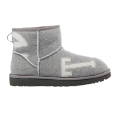 Кроссовки UGG Telfar x Fleece Mini Boot &apos;Heather Grey&apos;, серый