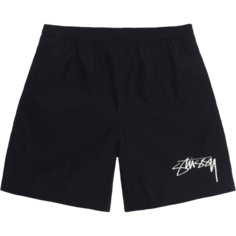 Шорты Stussy x Nike Nylon &apos;Black&apos;, черный