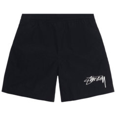 Шорты Stussy x Nike Nylon &apos;Black&apos;, черный