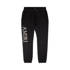 Спортивные брюки Amiri Leopard Applique Set &apos;Black&apos;, черный