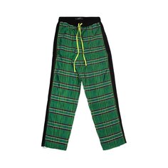 Спортивные брюки Amiri Silk Plaid &apos;Green&apos;, зеленый