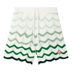 Шорты Casablanca Gradient Wave Texture &apos;Green/White&apos;, зеленый