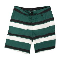 Шорты для плавания Prada Striped Nylon &apos;Green&apos;, зеленый