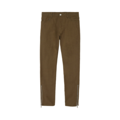 Брюки Undercover 5 Pocket &apos;Khaki&apos;, зеленый