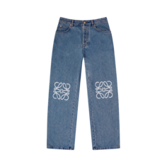 Джинсы Loewe Anagram Baggy &apos;Blue Denim&apos;, синий