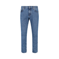 Джинсы Off-White Diag Print Skinny &apos;Blue&apos;, синий