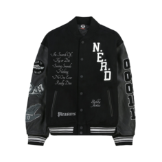 Куртка Pleasures Nerd Varsity &apos;Black&apos;, черный