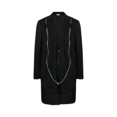 Куртка Comme Des Garçons Homme Plus Comme des Garçons Homme Plus Zipper Detail Long &apos;Black&apos;, черный
