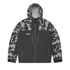 Куртка Corteiz Elitework Waterproof Shell &apos;Black&apos;, черный