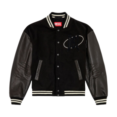 Куртка Diesel Franz Patch Bomber &apos;Very Black&apos;, черный