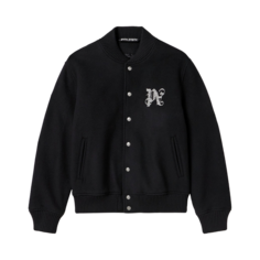 Куртка Palm Angels Monogram Varsity &apos;Black/Off White&apos;, черный