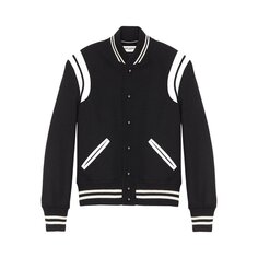 Куртка Saint Laurent Teddy &apos;Black&apos;, черный