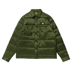 Куртка Human Made Quilted Shirt &apos;Olive&apos;, зеленый
