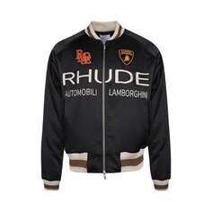 Куртка Rhude Awakening Carta &apos;Black&apos;, черный