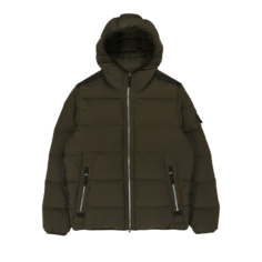 Пальто Stone Island Feather Down Hooded &apos;Olive&apos;, зеленый