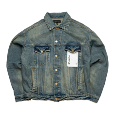 Куртка PURPLE BRAND Vintage Dirty Oversized &apos;Light Indigo&apos;, синий