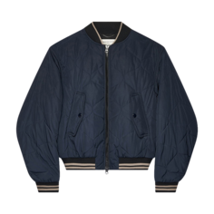 Куртка Dries Van Noten Padded Bomber &apos;Navy&apos;, синий