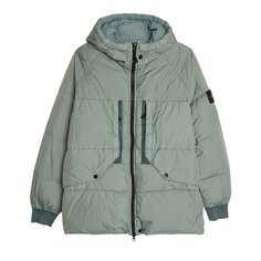 Куртка Stone Island Crinkle Reps Hooded Down &apos;Sage&apos;, зеленый