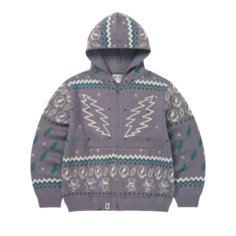 Худи Thisisneverthat thisisneverthat x Grateful Dead Iconography Knit Zip &apos;Lavender&apos;, фиолетовый