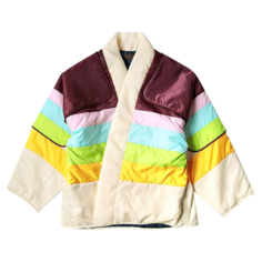 Куртка Kapital Nylon Rainbow Kesa Sham Bomber &apos;Burgundy&apos;, красный