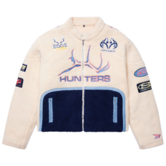 Куртка Sp5der Sherpa Hunter Moto &apos;Ecru/Navy&apos;, кремовый