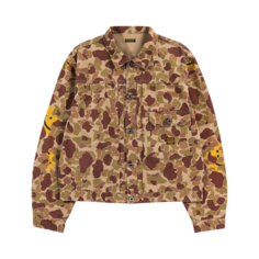 Куртка Kapital Herringbone Happy Peek-A-Boo Camo 1st &apos;Beige/Khaki&apos;, загар