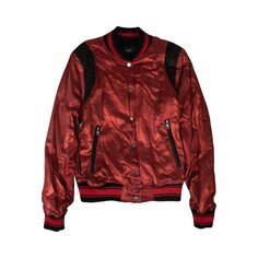 Куртка Amiri Silk Metallic Varsity &apos;Red&apos;, красный