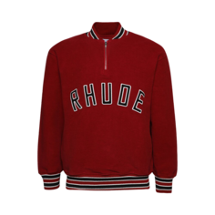 Куртка Rhude Quarter Zip Varsity &apos;Vintage Red&apos;, красный