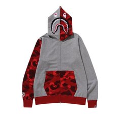 Худи BAPE Color Camo Shark Full Zip &apos;Red&apos;, красный