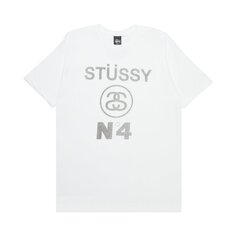 Футболка Stussy N°4 &apos;White&apos;, белый