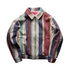 Куртка The Elder Statesman Brushed Striped Member &apos;Brushed Wool Stripe&apos;, разноцветный