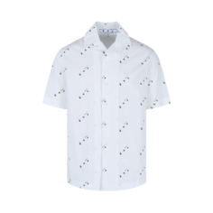 Рубашка Off-White Logo All Over Holiday &apos;White&apos;, белый
