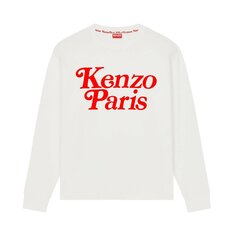 Футболка Kenzo By Verdy Long-Sleeve &apos;Off White&apos;, белый