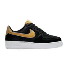 Кроссовки Nike Wmns Air Force 1 Low &apos;Satin&apos;, черный