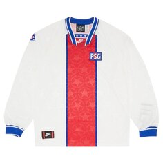 Рубашка Paris Saint-Germain Vintage Paris Saint-Germain Away Stadium Long-Sleeve &apos;White/Red&apos;, белый