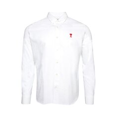 Рубашка Ami ADC Red Heart Oxford &apos;Natural White&apos;, белый