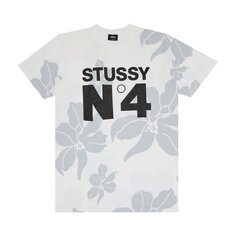 Футболка Stussy No. 4 Flowers &apos;White&apos;, белый