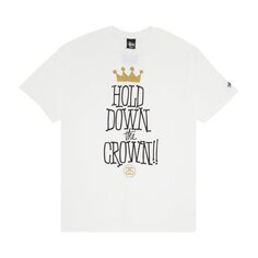 Футболка Stussy Hold Down The Crown!! &apos;White&apos;, белый
