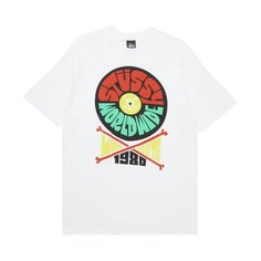 Футболка Stussy World Wide Wax Roots &apos;White&apos;, белый