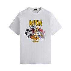 Футболка Kith For Mickey &amp; Friends It&apos;s All Love Vintage &apos;White&apos;, белый