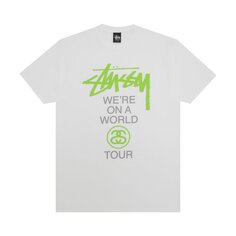 Футболка Stussy We’re On A World Tour &apos;White&apos;, белый