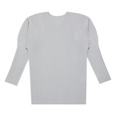 Футболка Homme Plissé Issey Miyake Basics &apos;Light Grey&apos;, серый