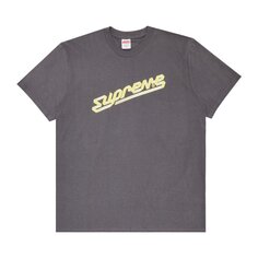 Футболка Supreme Banner &apos;Charcoal&apos;, серый