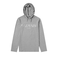 Худи Balmain Logo &apos;Grey&apos;, серый