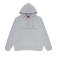 Толстовка Supreme Shop Small Box Hooded - Los Angeles &apos;Heather Grey&apos;, серый