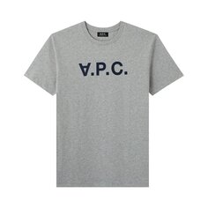 Футболка A.P.C. VPC Logo &apos;Grey&apos;, серый