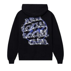 Худи Anti Social Social Club x Fragment Design Bolt &apos;Black/Navy&apos;, черный