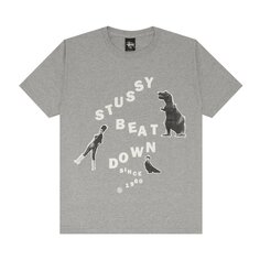 Футболка Stussy Beatdown &apos;Grey&apos;, серый