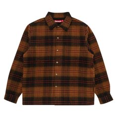 Рубашка Supreme Lined Flannel Snap &apos;Black&apos;, черный